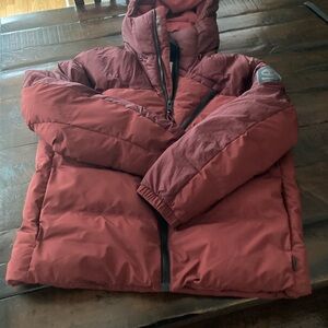 Timberland Red Puffer Jacket